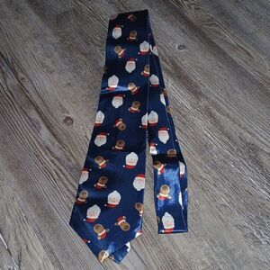 Christmas Necktie Christmas Party Fun Christmas Theme Print Tie Santa Reindeer